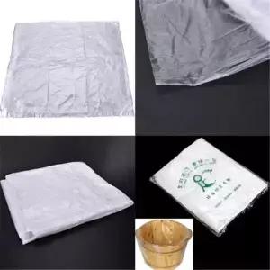 90pcs 환경 친화적 일회용 발 욕조 라이너 페디큐어 용 목욕통 가방 스파 열 보존 액세서리