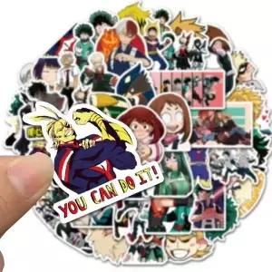 My Hero Academia 방수 데칼 스티커 팩 수하물 스케이트보드 기타 50 개