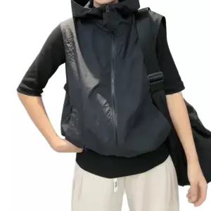 바람막이 조끼 후드 아우터