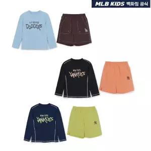 [MLB키즈]스트릿 티셔츠 래쉬가드 보드쇼츠 세트 _ 7ASWB0163