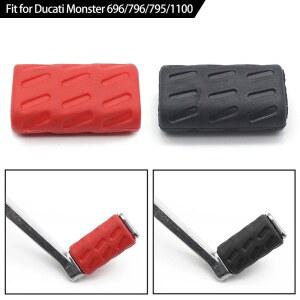 쇠지렛대 Ducati Monster 696 796 795 1100 오토바이 발로 작동하는 기어 시프트 레버 고무 페달 패드 교체