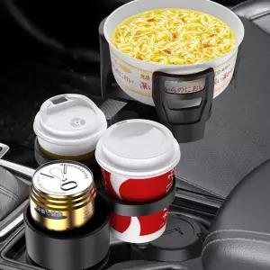 BUyuS 공간활용 차량용 확장 멀티 와이드 컵홀더 4단 수납 원하는 위치에 세팅  buyus 굿딜 브이숍 illo001