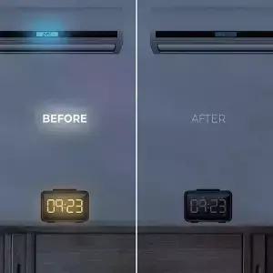 자동 LED 차광 스티커 전자제품 가정용 조광 빛 차단