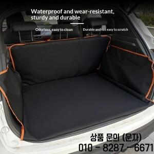 SUV 카고 라이너 방수 트렁크 시트 커버 (뒷좌석 화물 공간용) 범용 애견 설치 간편