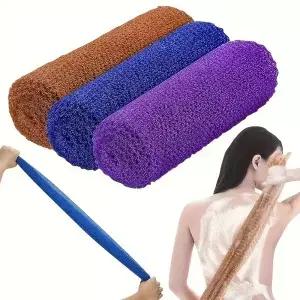 긴 나일론 스크럽 타월 각질 제거 메쉬 아프리카 네트 목욕 스펀지 등 샤워용 세안 바디