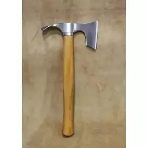 곡선형 Adze 블레이드와 결합된 수염이 있는 손도끼 Bowl Makers Tool by