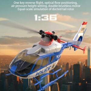 RC ERA C123 헬리콥터 6CH 6축 자이로스코프 이중 브러시리스 직구동 싱글 패들 에일러론 프리 장난감