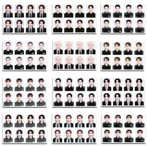 8pcs KPOP 소년 그룹 Id 사진 Photocards 7 바로 여기 앨범 엽서 카드 팬 수집 선물 마에스트로 지갑 벽