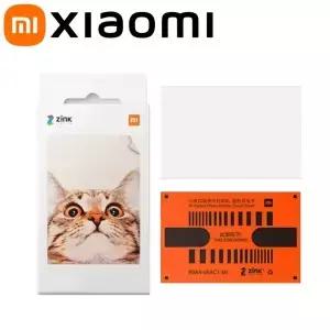 원래 샤오미 호환 MIJIA ZINK 포켓 프린터 용지 자체 접착 사진 인쇄 3 인치 미니 포토 용 50/100 개