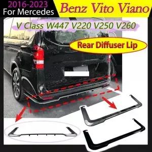 메르세데스 벤츠 Vito Viano V 클래스 W447 V220 V250 V260 20162023 리어 테일 범퍼 립 외부 가드 장식