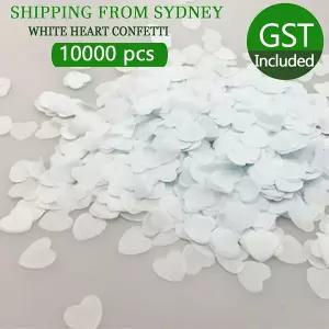 10000pcs 종이 색종이 믹스 컬러 종이 생분해 성 화이트핑크레드하트 색종이 생일 파티 결혼식 DIY 축하