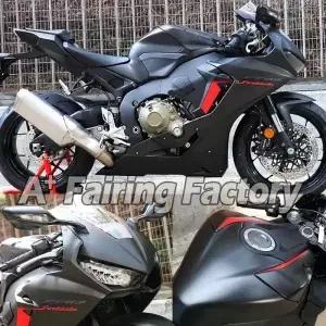 혼다 CBR1000 RR 2017 2018 2019 차체 사출 금형 1000 매트 블랙 레드 용 오토바이 페어링 키트 맞춤 허용