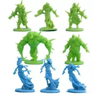 TRPG 보드 게임 좀비사이드 미니어처 중세 전염병 테마 몬스터 피규어
