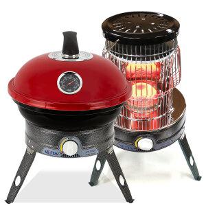 베스타 올인원 HJB-100 신개념 휴태용렌지+오븐+가스난로 낚시 캠핑 가정/고급가방증 3IN1