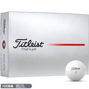 Titleist 타이틀리스트 프로 V1X 더블넘버 골프공 화이트 12구 12개입 2025년 모델 143840