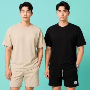 여름 반팔반바지세트 트레이닝셋업 러닝쇼츠 남자운동복 짐웨어 냉감 메쉬 쿨링 기능성 티셔츠 스포츠 스판