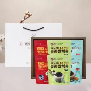 김도둑 더 맛있는 돌자반 3종 선물세트 35gx6개 추석 부모님 시댁 설날 모임