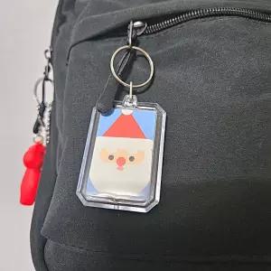 투명케이스 DIY 사진 열쇠고리 키링 포토케이스