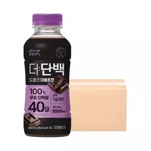 [빙그레] 더단백 드링크 더블초코 350ml 20개입