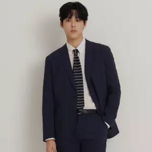 빈폴 멘 시어서커 솔리드 셋업 재킷 네이비 BC6311C53R C53R