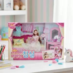 미미월드 프린세스 미미의침실 침대 미미인형 인형장난감 인형의집 화장대 역할놀이 인형집