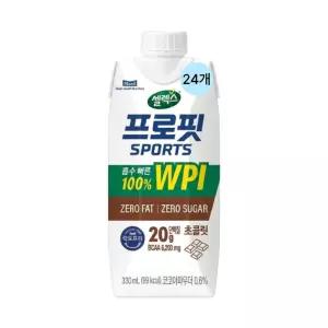 셀렉스 프로핏 Sports WPI 드링크 330ml 초콜릿 2박스 총24입