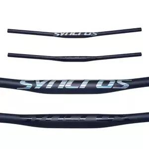 싱크로스 핸들바 카본 파이버 자전거 MTB 31.8mm 플랫 9도 폭