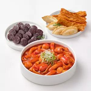 [삼첩분식] 삼첩떡볶이 + 튀김어묵4 + 당면만두4 + 누드순대