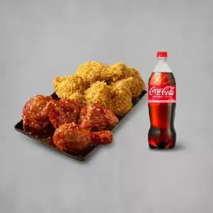 [BBQ] 황올반+BBQ양념반+콜라1.25L