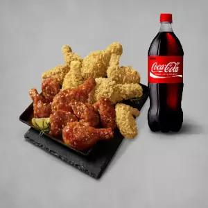 [BBQ] 황올반+BBQ양념반(콤보)+콜라1.25L