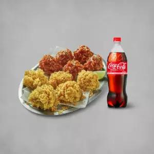 [BBQ] 황올반+BBQ양념반(순살)+콜라1.25L