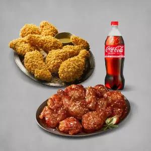 [BBQ] 황금올리브치킨+BBQ 양념치킨+콜라1.25L