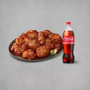 [BBQ] 황금올리브치킨 양념+콜라1.25L