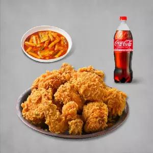 [BBQ] 황금올리브 핫크리스피+떡볶이+콜라1.25L