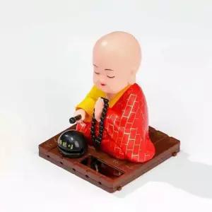 태양열 목탁치는 스님 부처님오신날 동자승 노호혼