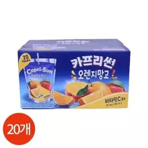 CL 카프리썬 오렌지 망고 주스 200ml x 20개