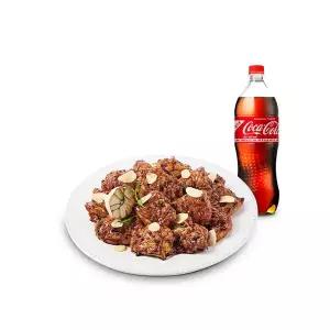 [푸라닭] 순(다리)살 블랙알리오+콜라 1.25L