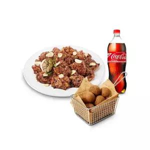 [푸라닭] 순(다리)살 블랙알리오+블랙치즈볼(5구)+콜라 1.25L