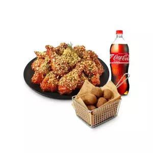 [푸라닭] 마불로 악마+블랙치즈볼(5구)+콜라 1.25L