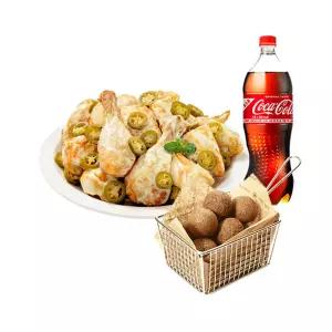 [푸라닭] 고추마요 치킨+블랙치즈볼(5구)+콜라 1.25L