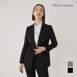 올리비아로렌 [OLIVIA LAUREN] 수트 카라 더블 자켓_VOCGAYM3111