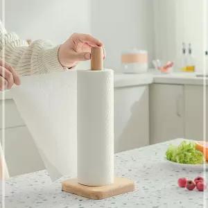 우드 키친타올 홀더 원목 거치대 DD-11674