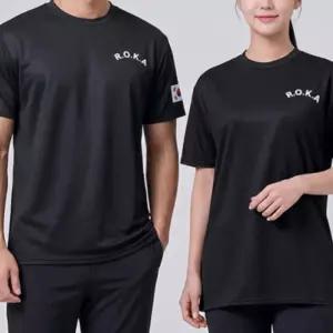 여름 냉감 메쉬 ROKA 로카 쿨링 반팔 티셔츠 육군 군인 KOREA 체육대회 단체유니폼