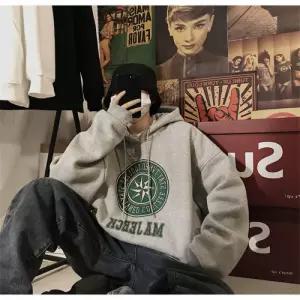 커플 데일리 남여공용 박시 후드티