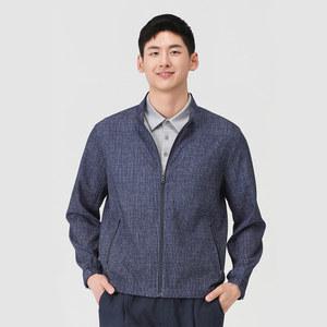PAT 서커 프린트 블루종 점퍼_1L31302