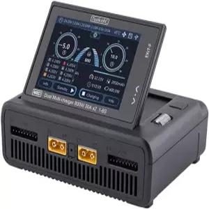 툴킷RC M8D 1600W 50A DC 밸런스 터치스크린 충전기 65W 고속 충전 듀얼 채널 FPV 드론 자동차 모델