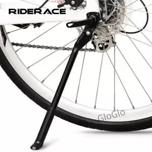 조정 가능한 자전거 킥 스탠드 알루미늄 합금 산악 주차 측면 후면 랙 홀더 발판 MTB 액세서리