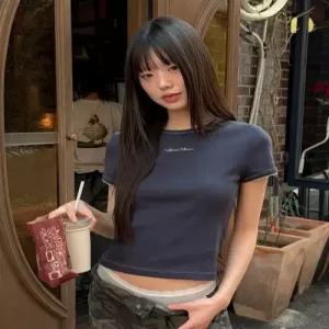 후아유 WHOAU Feminine Picot T-shirt WHRAG21F