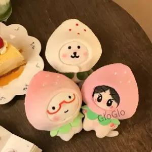 새로운 딸기 인형 옷 10cm 코튼 농담 곰 Xiaoba 기어 의류 교체 DIY 액세서리 선물