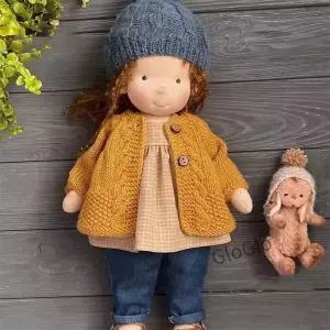 사용 가능한 귀여운 코튼 Waldorf 인형 Diy 선물 상자 아티스트 수제 미니 메이크업 생일 깜짝